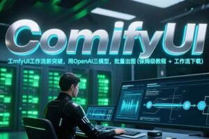 （15191期）ComfyUI工作流新突破，用OpenAI三模型，批量出图(保姆级教程+工作流下载)