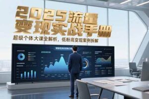 （15188期）2025流量变现实战手册，超级个体大课全解析，低粉高变现案例拆解