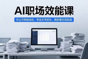 （15371期）AI职场效能课，办公文档自动化，专业文书优化，高阶提示词实战